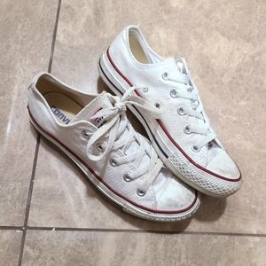 White Converse Chuck Taylors